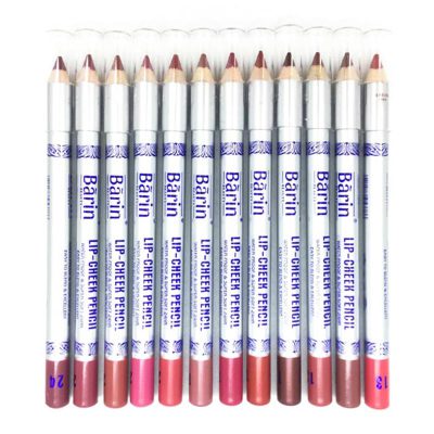 رژ لب مدادی بارین بیوتی - 12 رنگ - 3 سری