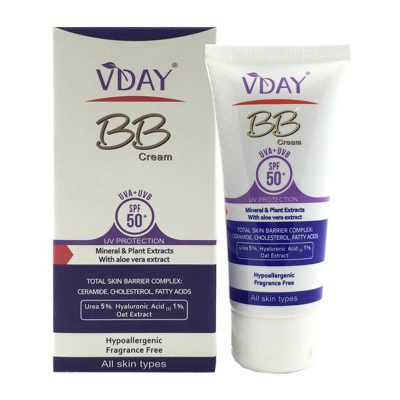 کرم ضد آفتاب رنگی bb وی دی VDay اورجینال SPF50