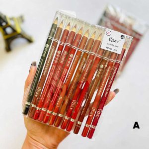 خط لب مدادی 12 رنگ وی دی Vday